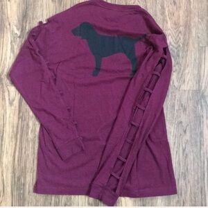 VS PINK Top With Ladder Long Sleeves